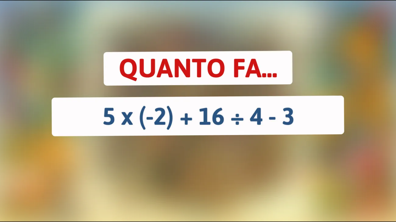 \"Solo i veri geni possono risolvere questo enigma matematico in meno di un minuto: scopri se sei uno di loro!\""