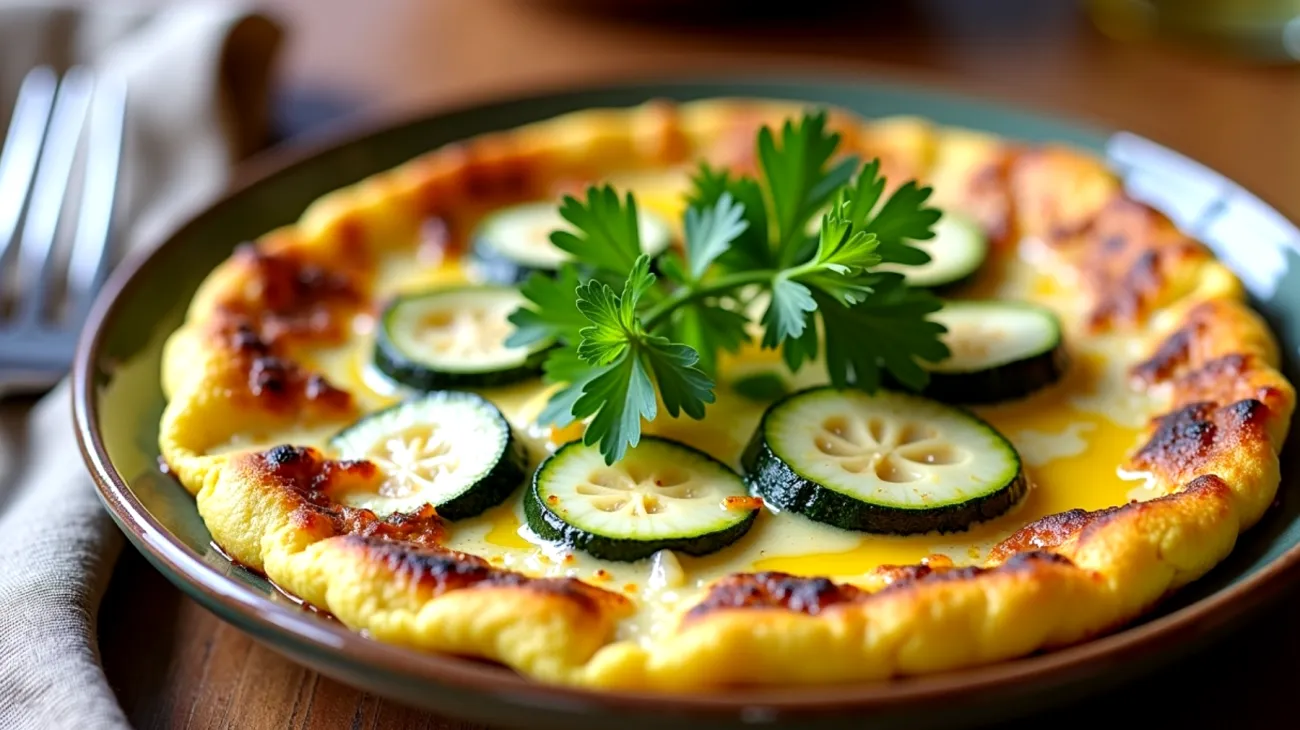 Frittata alici zucchine croccanti"