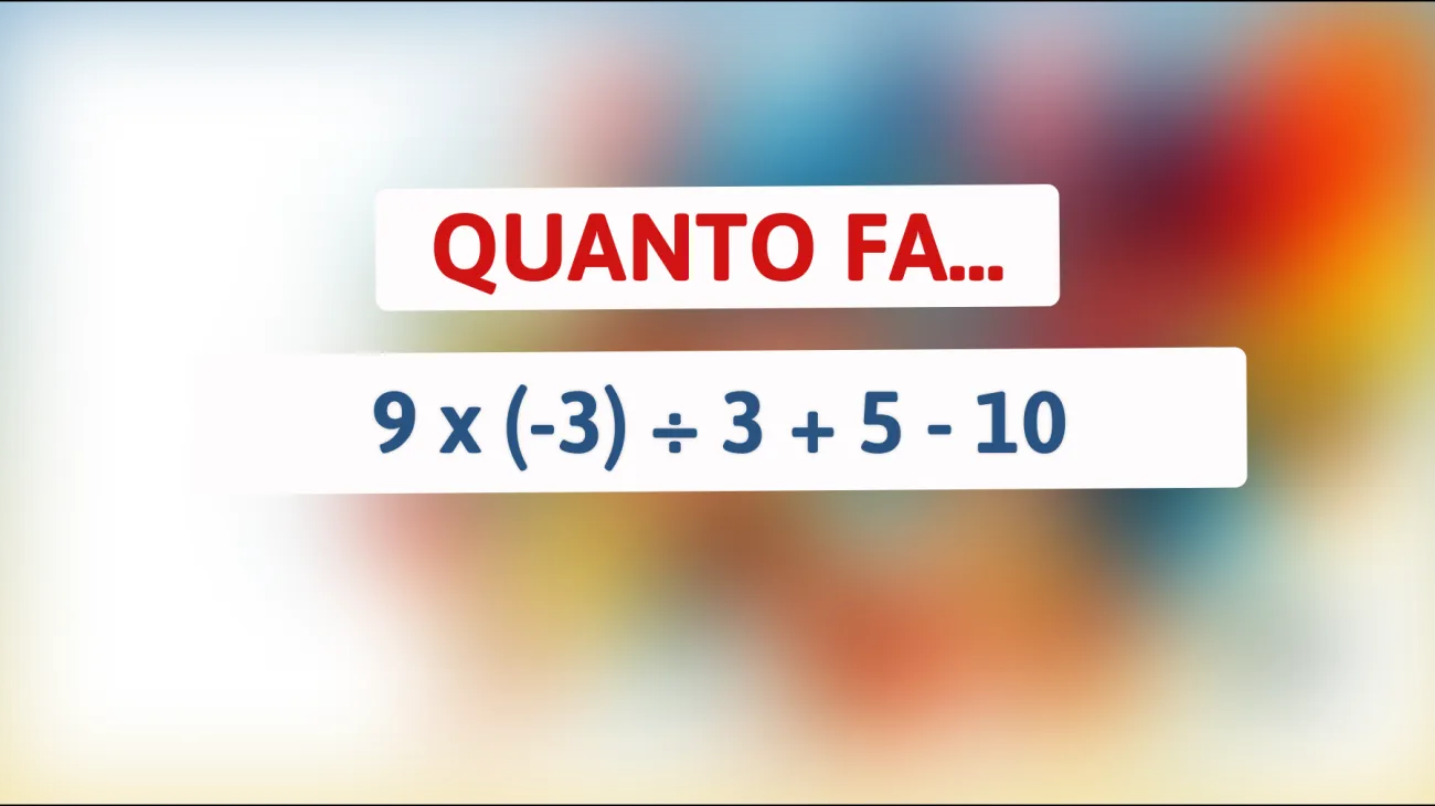 Scopri il trucco matematico che solo pochi riescono a svelare! Puoi risolvere l'indovinello?"