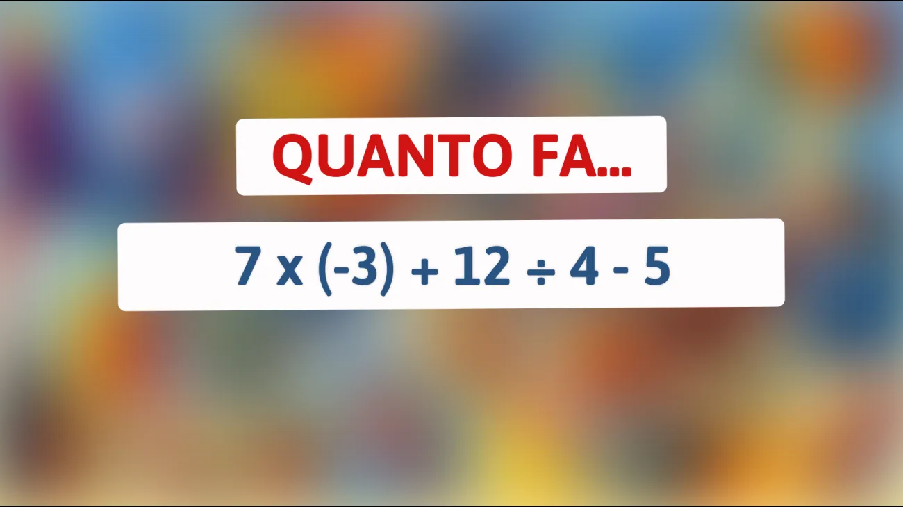Sfida il tuo cervello: riesci a risolvere l'indovinello matematico che solo i veri geni possono risolvere?"